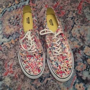 Women’s color splatter shoes
